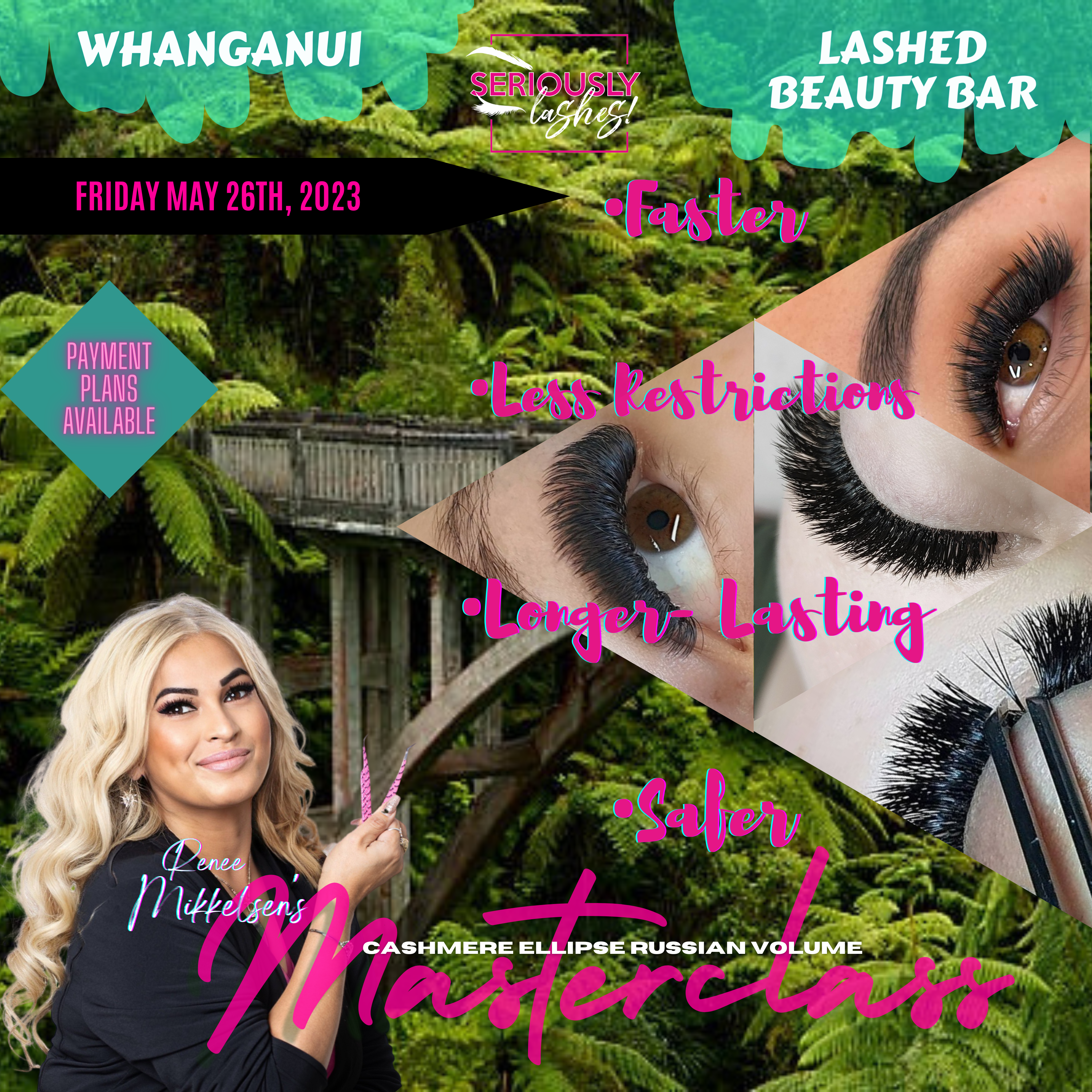 Seriously Lashes Upcoming Masterclasses